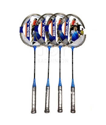 VICTOR 4-player Portable Outdoor Leisure Badminton Combo Set à prix réduit toute l'année