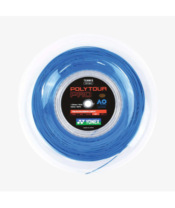 Yonex Polytour Pro 130 / 16 200m Tennis String Reel (Blue) 2024