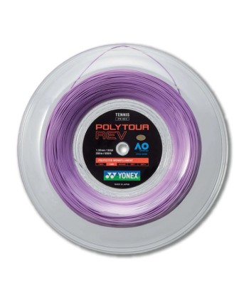 Yonex Polytour Rev 130 / 16 200m Tennis String Reel (Purple) la chaussure