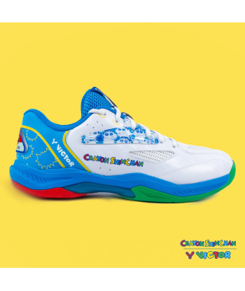 Victor x Crayon Shin Chan Badminton Shoes A39CS AF (White/Blue) Les magasins à Paris