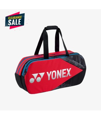 Yonex BA92231 (Tango Red) 6pk Pro Tournament Badminton Tennis Racket Bag pas cher