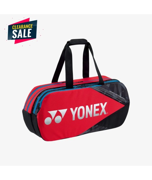 Yonex BA92231 (Tango Red) 6pk Pro Tournament Badminton Tennis Racket Bag pas cher