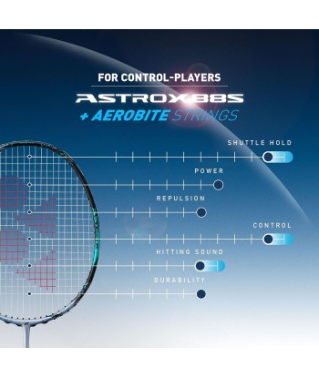 Yonex Astrox 88 S Game (Silver/Black) Pre-Strung 2024 Livraison rapide