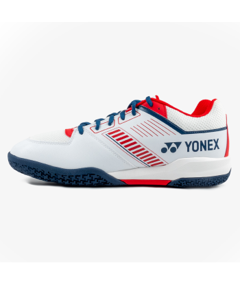 Yonex Strider Wide (White/Red) Court Shoe Amélioration de cerveau avec