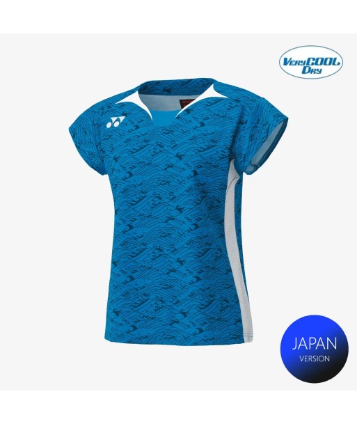 Yonex Women's Tournament Shirts 20822 (Blue) rembourrage situé sous