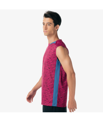 Yonex Men's Very Cool Dry Sleeveless Tournament Shirts 10614 (Grape) Jusqu'à 80% De Réduction