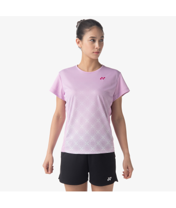 Yonex Women's Crew Neck Tournament Shirts 20738 (Mist Pink) online