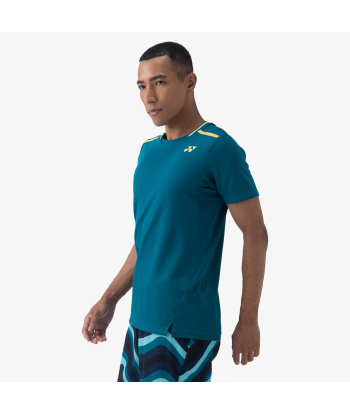 Yonex Men's Crew Neck Shirts 10559 (Blue Green) de pas cher