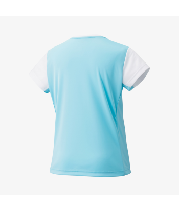 Yonex Women's Crew Neck Tournament Shirts 20738 (Aqua Blue) paiement sécurisé