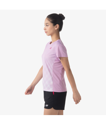 Yonex Women's Crew Neck Tournament Shirts 20738 (Mist Pink) online