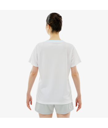 Yonex Women's Crew Neck Tournament Shirts 20814 (White) Comparez et commandez 