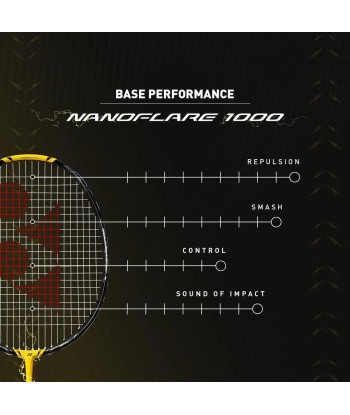 Yonex Nanoflare 1000 Game (Lightning Yellow) Pre-Strung Profitez des Offres !