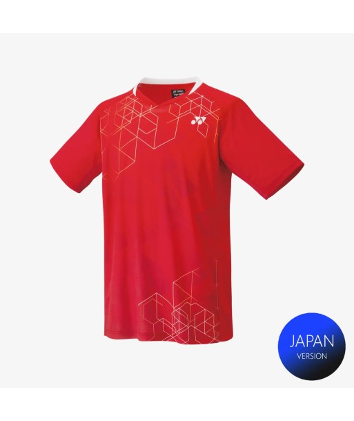 Yonex Men's Crew Neck Shirt 10602 (Sunset Red) pas cher chine