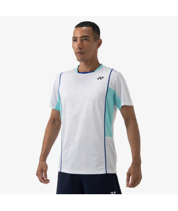 Yonex Men's Crew Neck Shirt 10603 (White) meilleur choix