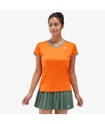 Yonex Women's Crew Neck Shirt 20758 (Bright Orange) soldes