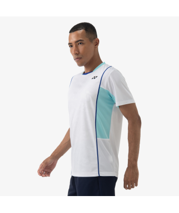 Yonex Men's Crew Neck Shirt 10603 (White) meilleur choix