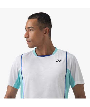 Yonex Men's Crew Neck Shirt 10603 (White) meilleur choix