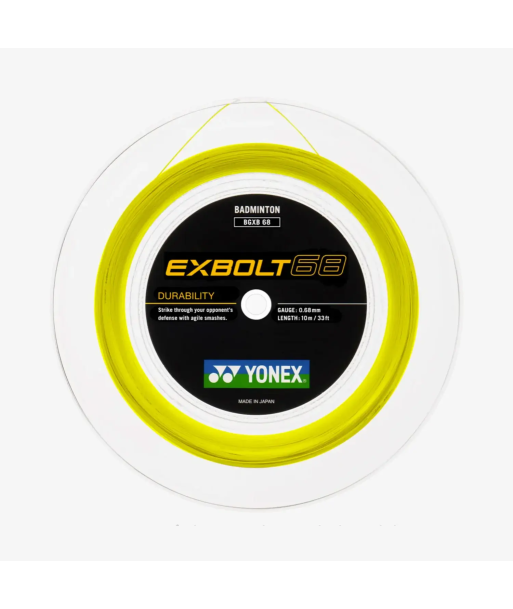 Yonex Exbolt 68 200m Badminton String (Yellow) store