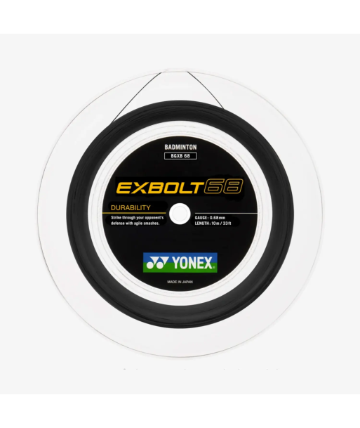 Yonex Exbolt 68 200m Badminton String (Black) Comment ça marche