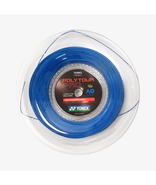 Yonex Polytour Pro 120 / 17 200m Tennis String Reel (Blue) l'achat 