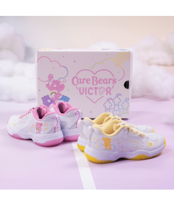 Victor x Care Bears Junior Court Shoes A-CBCJR AI (White/Pink) JUSQU'A -70%! 