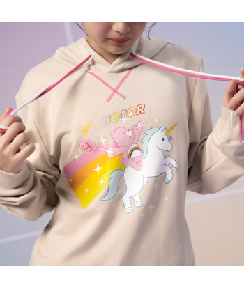 Victor x Care Bears Hoodie T-4505CBC V (Khaki) pas cher 