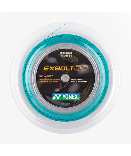 Yonex Exbolt 68 200m Badminton String (Turquoise) commande en ligne