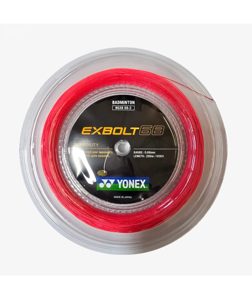 Yonex Exbolt 68 200m Badminton String (Flash Red) Economisez 