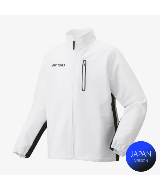 Yonex Men's Warm-Up Jacket 50148 (White) livraison et retour toujours gratuits