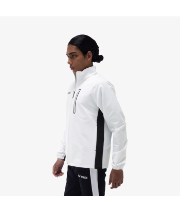 Yonex Men's Warm-Up Jacket 50148 (White) livraison et retour toujours gratuits