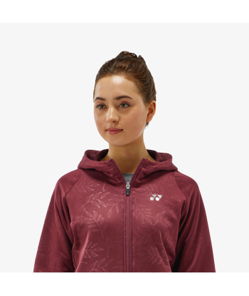 Yonex Women's Knitted Warm-Up Hoodie 58112 (Dark Wine) Faites des économies