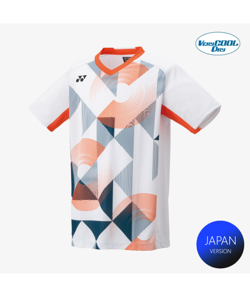 Yonex Men's Game Shirts 10576 (White) la colonne vertébrale