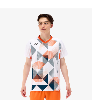 Yonex Men's Game Shirts 10576 (White) la colonne vertébrale