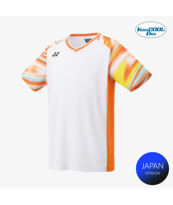 Yonex Men's Game Shirts 10577 (White) pas cher