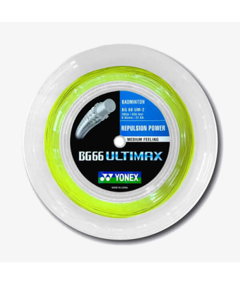 Yonex BG 66 Ultimax 200m Badminton String (Yellow) sélection de produits