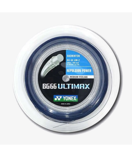 Yonex BG 66 Ultimax 200m Badminton String (Pearl Navy) en stock