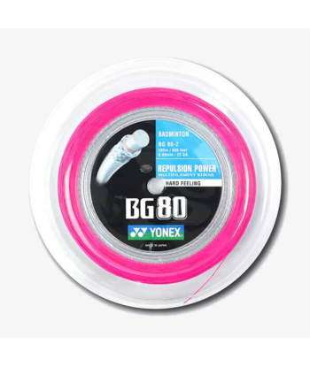 Yonex BG 80 200m Badminton String (Neon Pink) Venez découvrir notre 