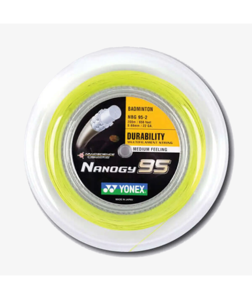 Yonex Nanogy 95 200m Badminton String (Flash Yellow) store