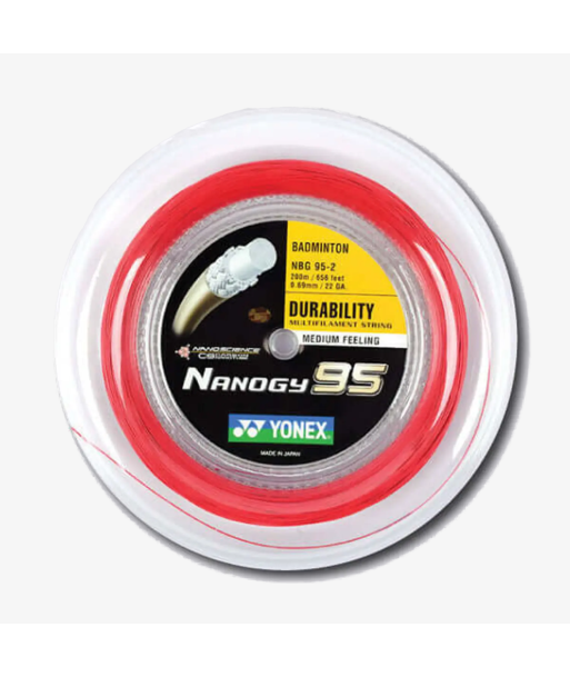 Yonex Nanogy 95 200m Badminton String (Red) 2 - 3 jours ouvrés.