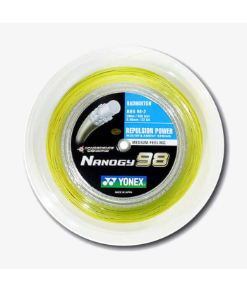 Yonex Nanogy 98 200m Badminton String (Yellow) votre