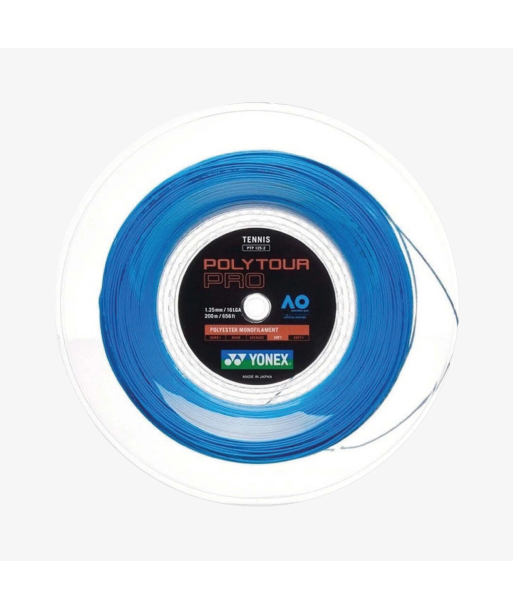 Yonex Polytour Pro 125 / 16L 200m Tennis String Reel (Blue) à prix réduit toute l'année