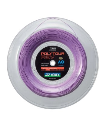 Yonex Polytour Rev 125 / 16L 200m Tennis String Reel (Purple) 50% de réduction en Octobre 2024