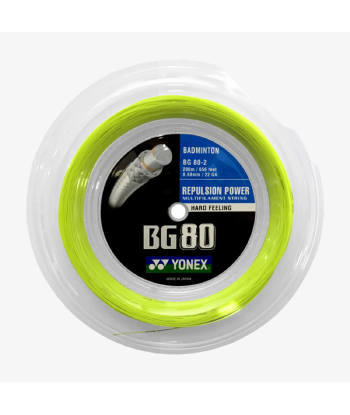 Yonex BG 80 200m Badminton String (Yellow) de l' environnement