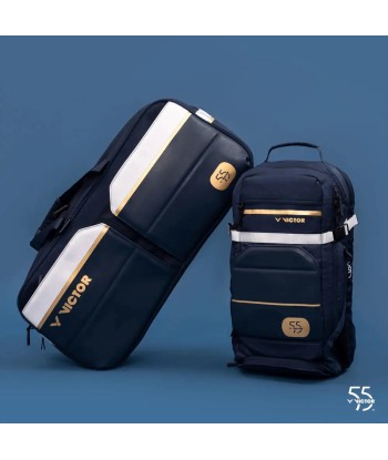 Victor 55th Anniversary Edition BR9012 Badminton Tennis Racket Backpack (Navy) paiement sécurisé