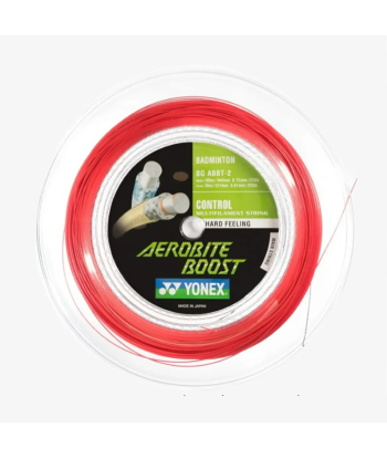 Yonex Aerobite Boost 200m Badminton String (Grey/Red) ou a consommer sur place