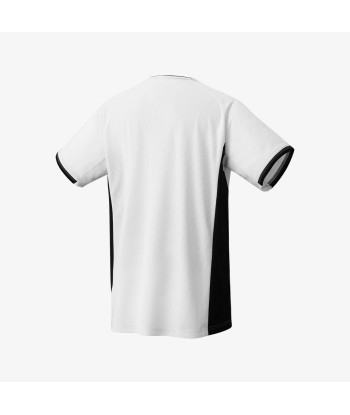 Yonex Men's Crew Neck Tournament Shirt 10566W (White) pas cheres