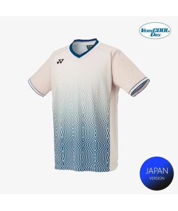 Yonex Men's Crew Neck Tournament Shirt 10567OM (Oatmeal) offre 