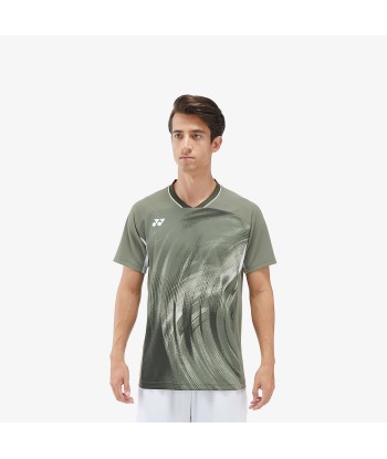 Yonex Men's Crew Neck Tournament Shirt 10568LOL (Light Olive) JUSQU'A -70%! 