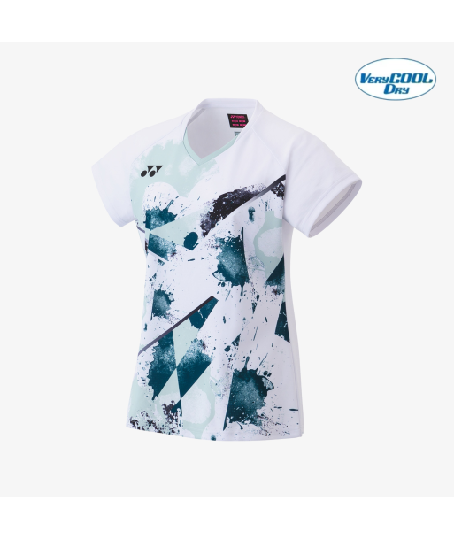 Yonex Women's Crew Neck Tournament Shirt 20771W (White) l'achat 