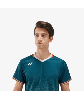 Yonex Men's Crew Neck Tournament Shirt 10567NSK (Night Sky) Profitez des Offres !